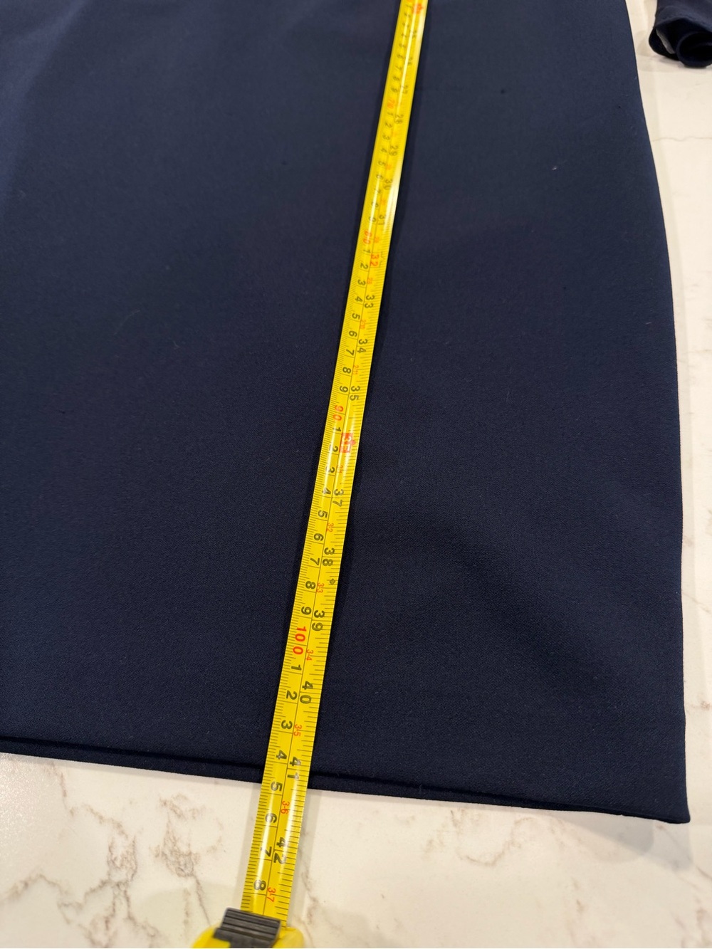 Calvin Klein Navy Bell-Sleeve Shift Dress - Picture 5 of 10